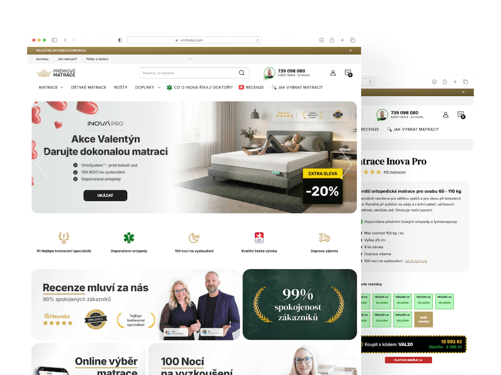 Portfolio - Průvodce výběrem matrace