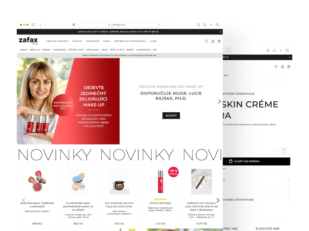 Portfolio - Redesign portálu